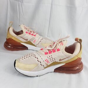 Nike Air Max 270 Womens Size 7 Guava Ice Athletic Running Shoes AH6789-801